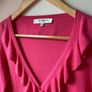 LK Bennett Pink Ruffle Cardigan Image 3