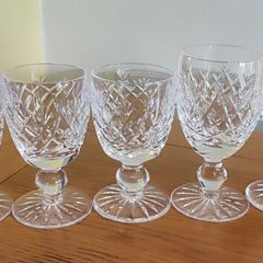 Selection Of Vintage Waterford Crystal Sherry Glasses