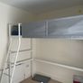 IKEA Bunk bed white and gray with foam mattress Image 3