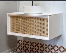New 800mm bathroom vanity and solid countertop