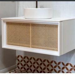 New 800mm bathroom vanity and solid countertop