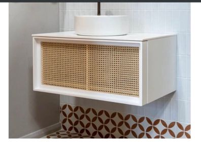 New 800mm bathroom vanity and solid countertop