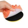 36844 5" Buffing Sponge Pads Drill Polishing Buffer Flat Wave Pad Disc 4pcs Image 4