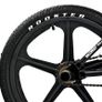 11" Rooster BIG DADDY, 20" Spoked Wheel, Black/White Image 3