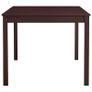 Dining Table Dark Brown 180x90x73 cm Pinewood Image 4