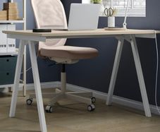Table top desk TROTTENT beige top