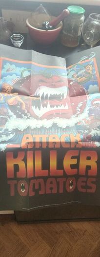 Attack of the Killer Tomatoes  DVD with poster