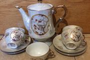 Golden coffee set with free postage