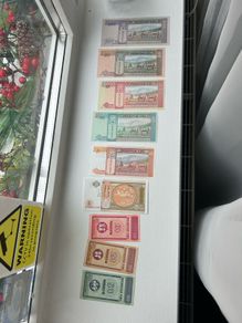 Mongolia, 9 Different Banknotes, All Crisp Unc!