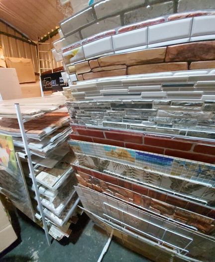 Pebble, stone, brick, tile Effect 3D PVC  Wall panel