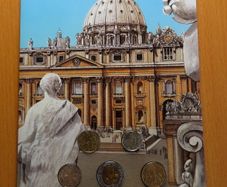 Vatican Pope John Paul II vintage 1999 original UNC coins set