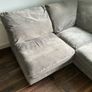 Grey Corner Sofa with Chaise - good condition Image 5