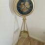 Tripod standing brass clock  beautiful furniture Image 3