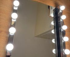 IKEA Mirror with vanity lights