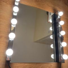 IKEA Mirror with vanity lights