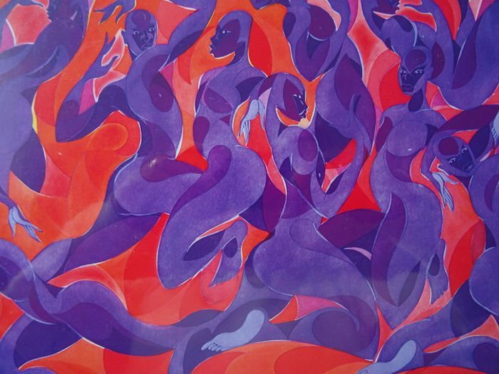 Two Tunji Adeniyi-Jones prints