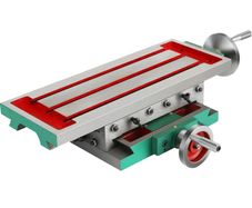 Milling Table 17.7 x 6.7Inch (450 x 170 mm) Compound Slide Milling Table 30KG Multifunction Worktable Cross Milling Machine Compound 2 Axis 4 Ways for All Drill Stands Bench Drilling Milling Machine