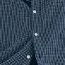Mens Next Navy and White Check Shirt Sz Medium Image 2