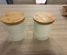 Containers for coffee and salt