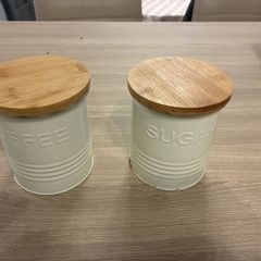 Containers for coffee and salt