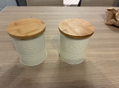 Containers for coffee and salt