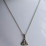 Sterling Silver 925 Trinity Knot Celtic Pendant - Livior Necklace 18" - 2,11g Image 2
