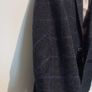 HERBIE FROGG Mens Tweed Blazer Blue Check Abraham Moon Wool Jacket 40R Velvet Image 7