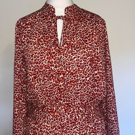 HM Leopard Print Dress, Size UK 10