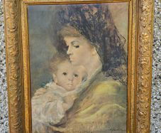 Print with Wooden frame