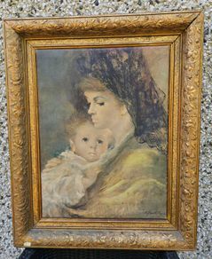 Print with Wooden frame