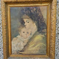 Print with Wooden frame