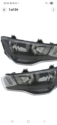 Audi A1 headlights
