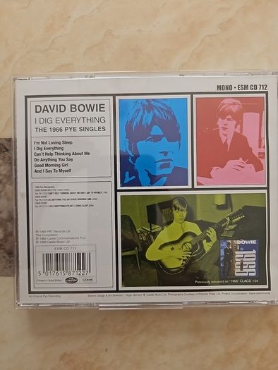 Bowie CD - I Dig Everything: The 1966 Pye Singles