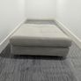pouffe grey sitting Image 2