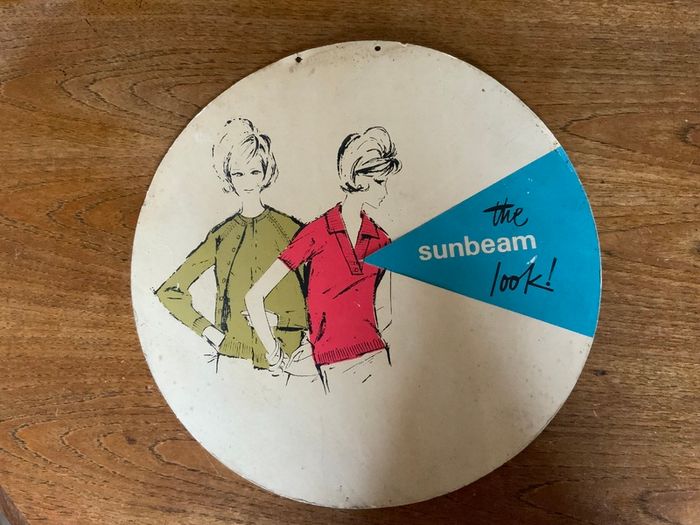 Vintage Advertising Sign for Sunbeam Wool