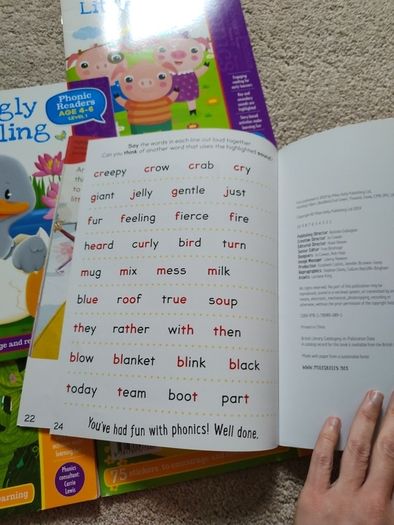 early reader books bundle of 5 books level 1 & 2 plus Write and Wipe  phonics book