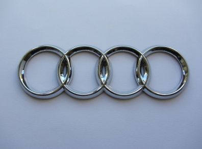 Audi rear Chrome Grill Badge Emblem 180mm
