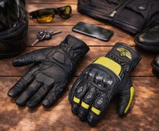 Premium Genuine Leather Motorcycle Gloves Racing & Touring Gloves