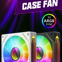 Prism 4 PRO ARGB Fan PC 120mm Computer Case Fan 4pin PWM CPU Cooling Fans 3pin 12v RGB
