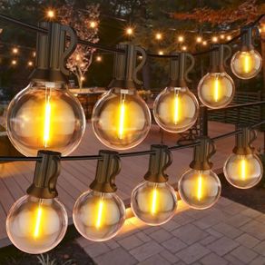 FREE EXPRESS SHIPPING Garden String Light, 30M/100Ft IP45 Waterproof LED Festoon Lights Outdoor, Indoor Outdoor Globe String Lights for Garden, Yard, Wedding, Christmas, Backyard, Terrace, Party