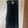 Brand new dark green satin midi pleated Image 3