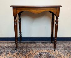 Late 19th Century Occasional or Hall Table on Castors