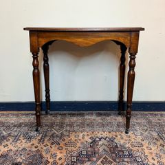 Late 19th Century Occasional or Hall Table on Castors
