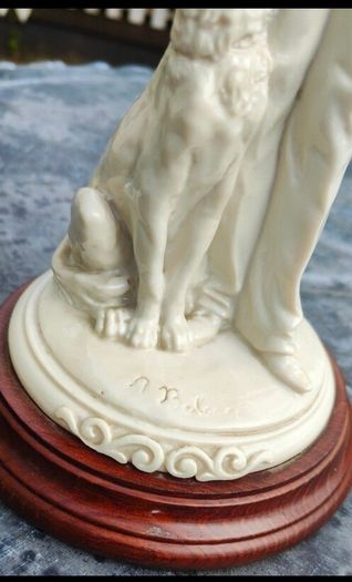 Porcelain " Victorian Gentleman". Auro Belcari. circa 1980