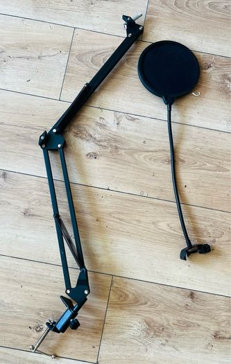Microphone Arm Stand with Pop Filter