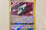 Dragonium Z Dragon Claw Reverse Holo Pokemon Card from Cosmic Eclipse