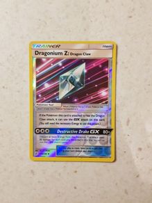 Dragonium Z Dragon Claw Reverse Holo Pokemon Card from Cosmic Eclipse