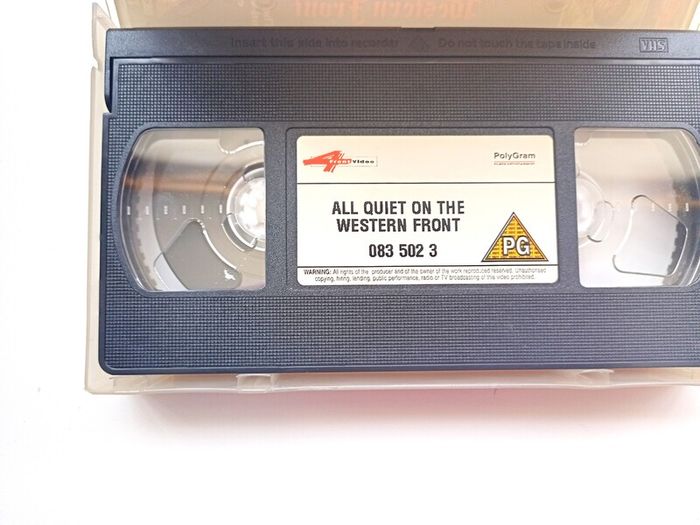 All Quite On The Western Front  Vhs