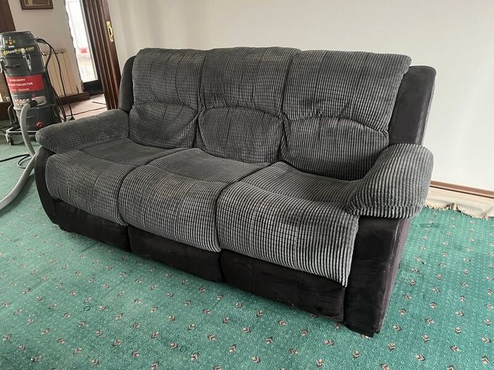 3 piece suite: sofa & 2 recliners