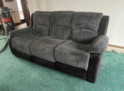 3 piece suite: sofa & 2 recliners